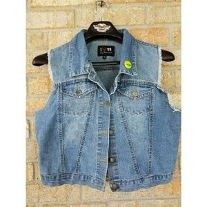 Vintage denim vest